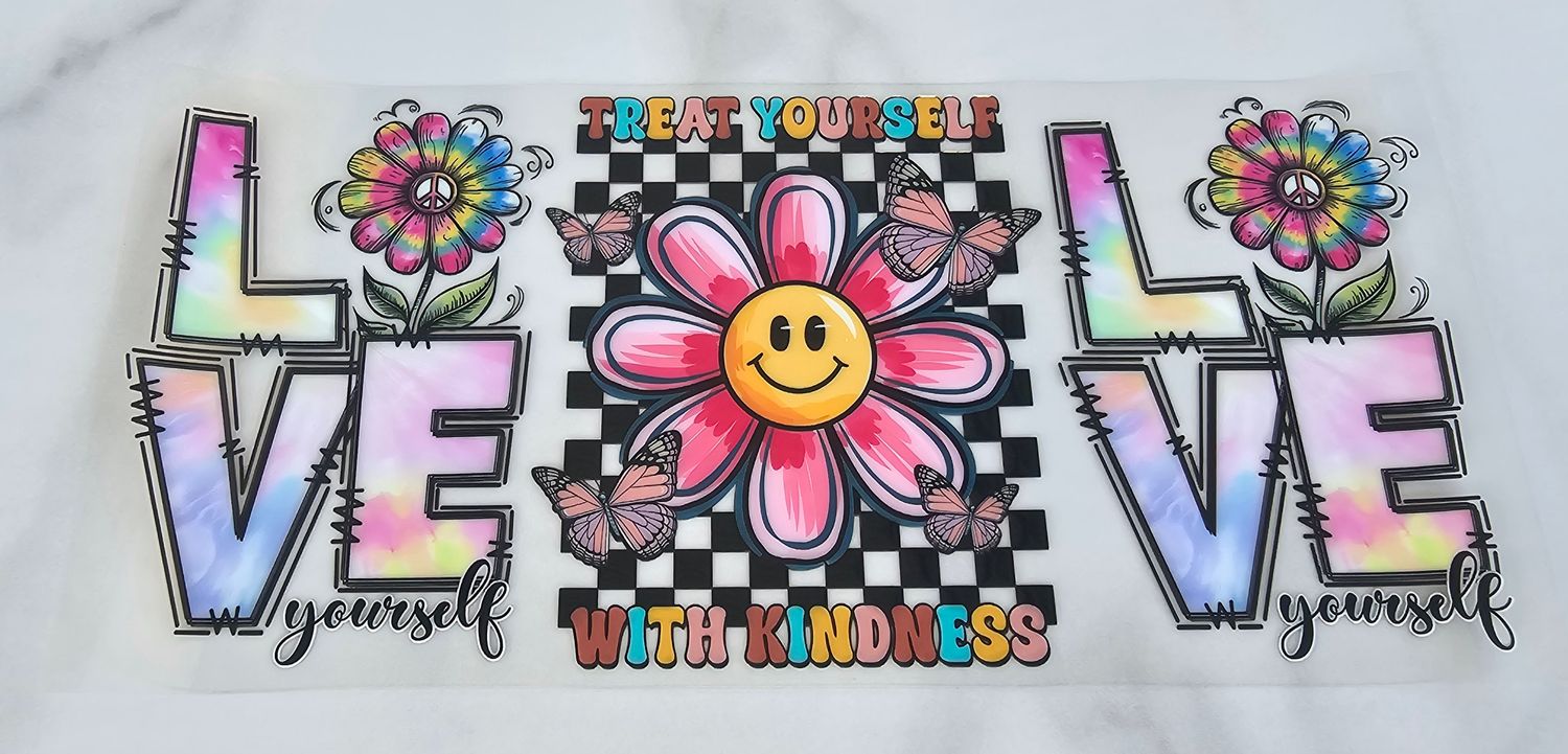 Double Sided Uv Dtf Wrap - Love Yourself