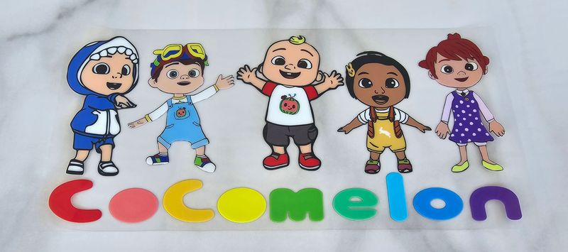 Double Sided Uv Dtf Wrap - Cocomelon