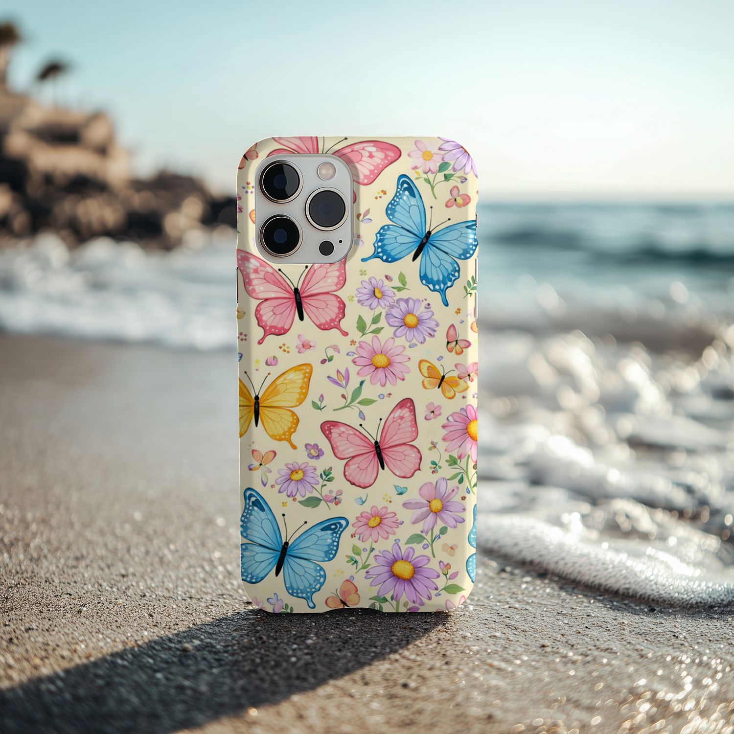 Butterfly Bliss Yellow Phone Case
