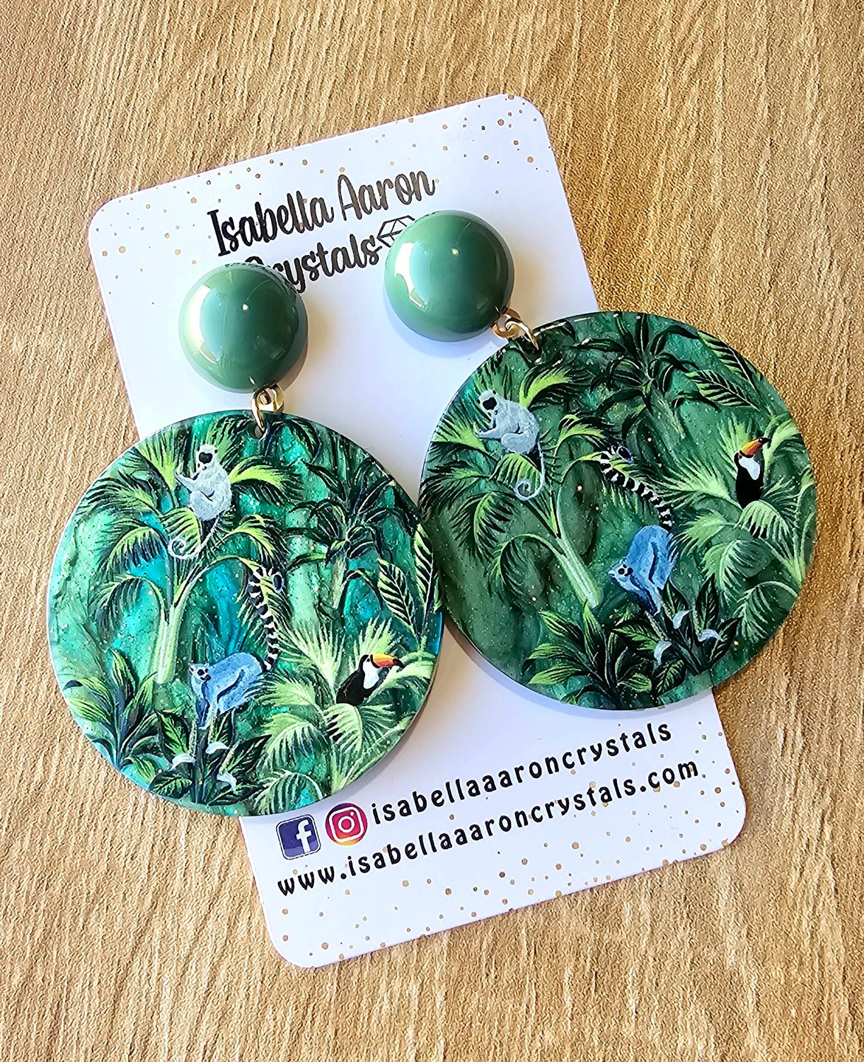 Jungle Acrylic Earrings