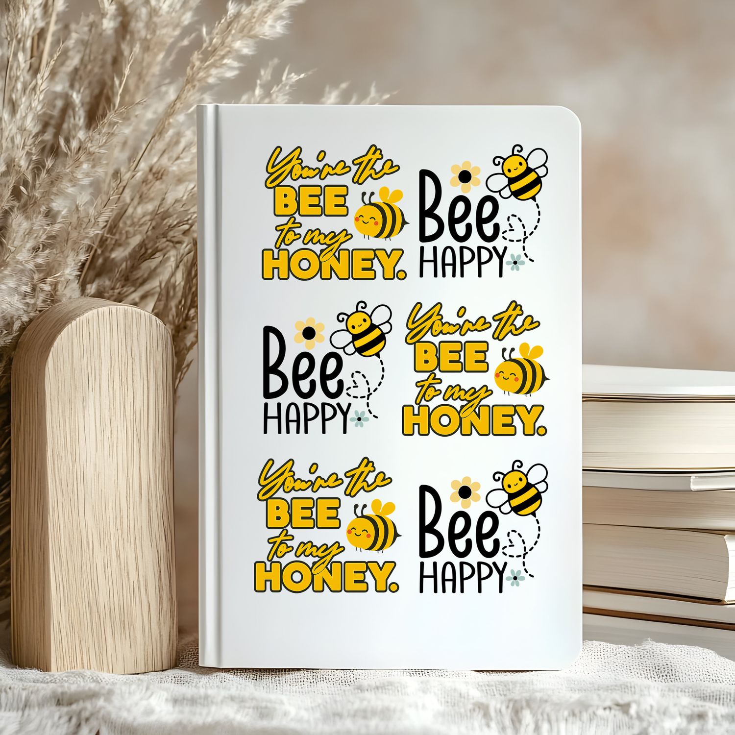 A5 Uv Dtf Wraps - Bee Happy