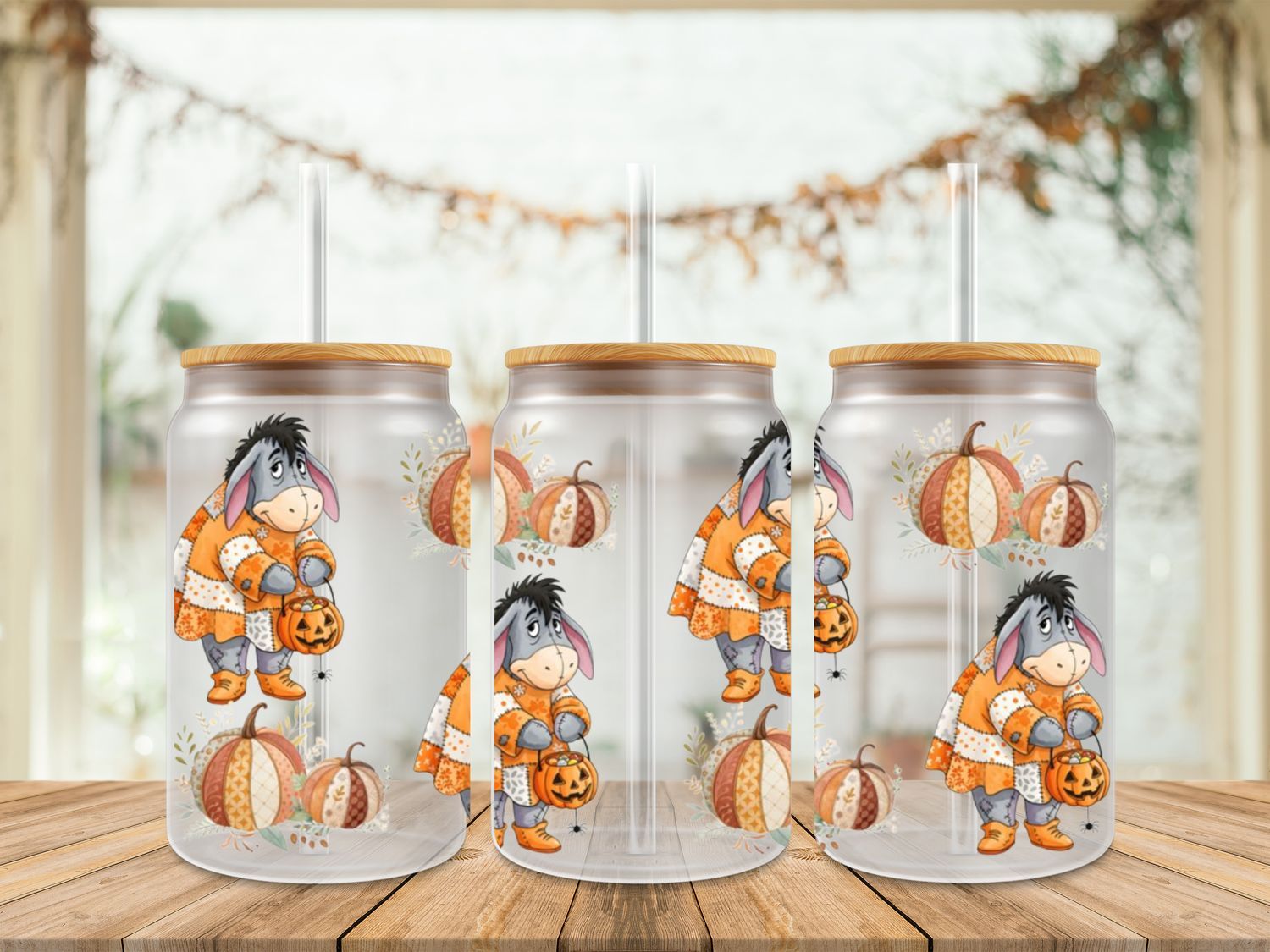 Double Sided Uv Dtf Wrap - Eeyore Patch