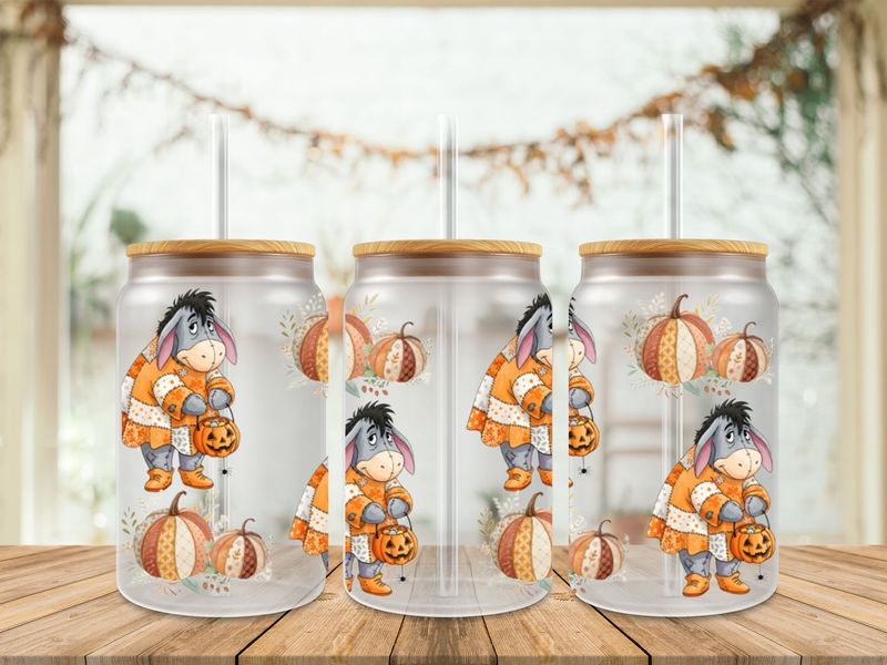 Double Sided Uv Dtf Wrap - Eeyore Patch