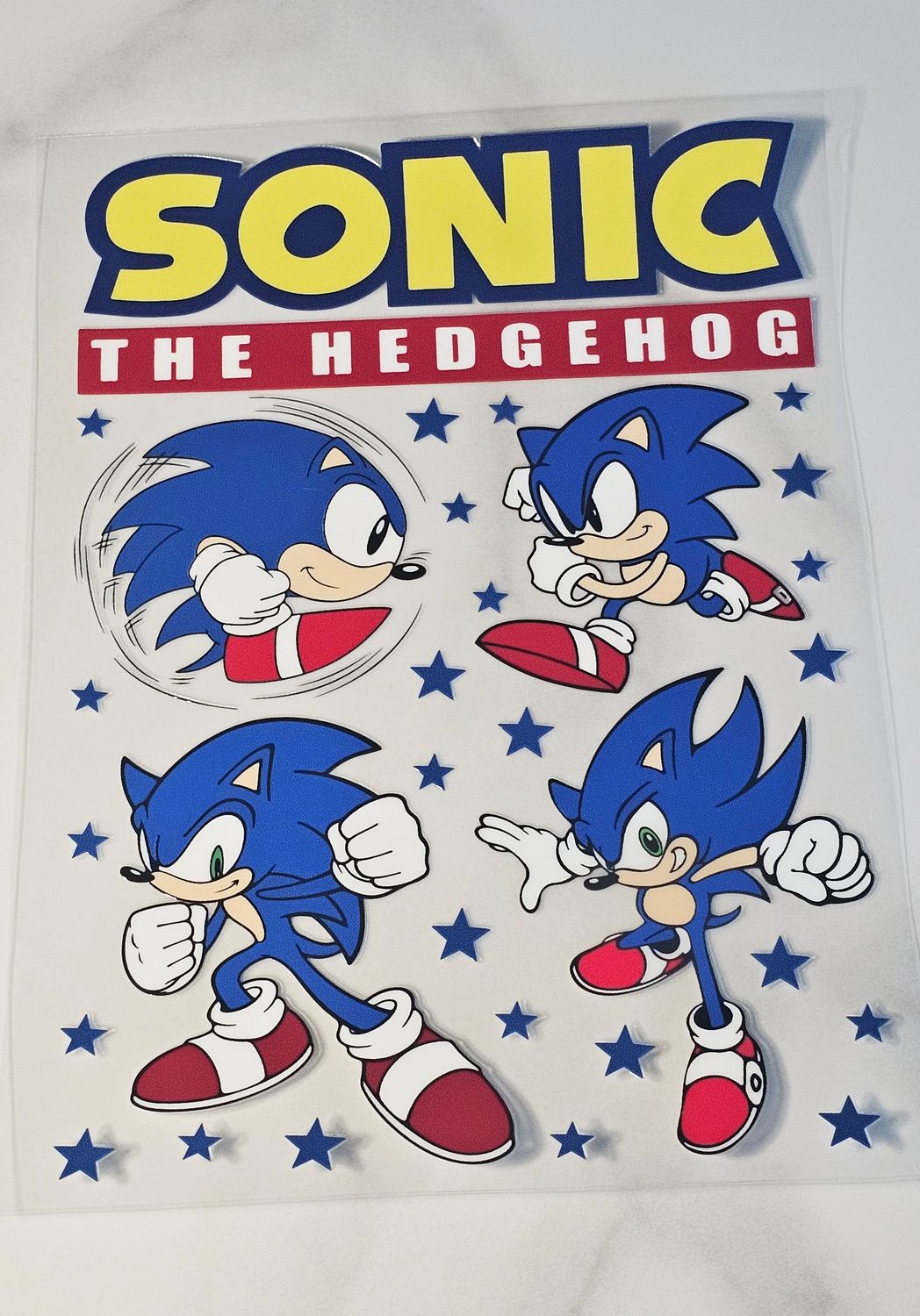 A5 Uv Dtf Wraps - Sonic