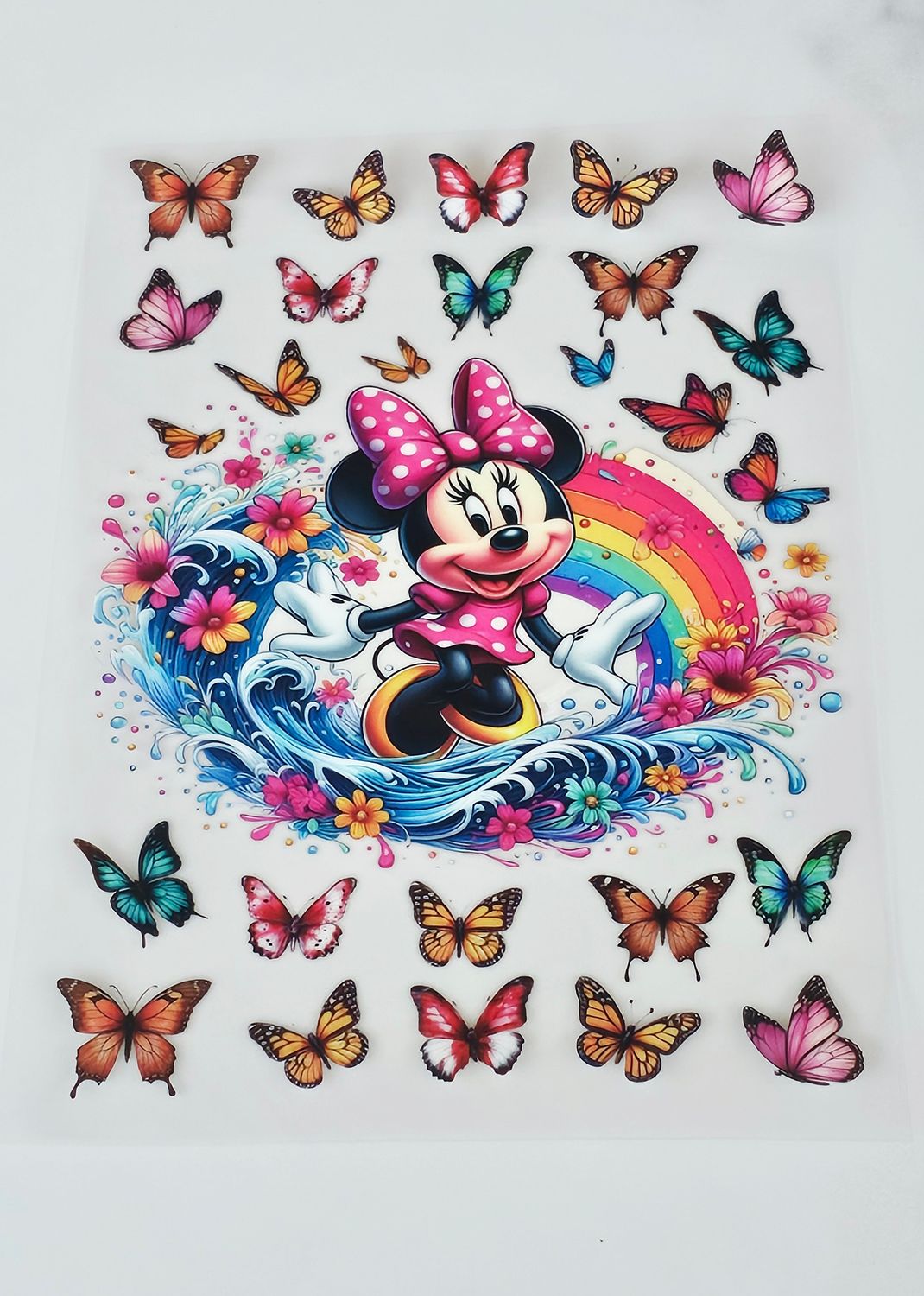A5 Uv Dtf Wraps - Minnie &amp; Butterflies