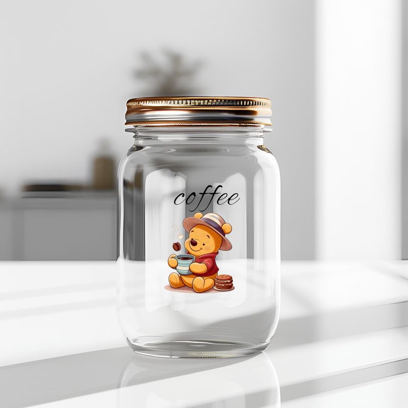 Pooh Decals Coffee Tea Sugar