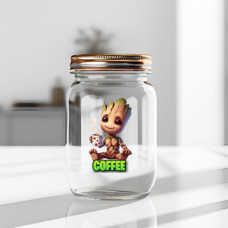Groot Decals Coffee Tea Sugar