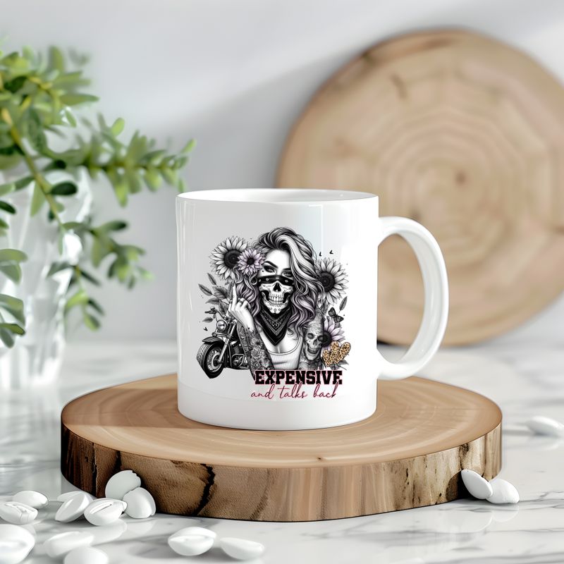 Tattooed Girl Expensive &amp; Talks Back Decal