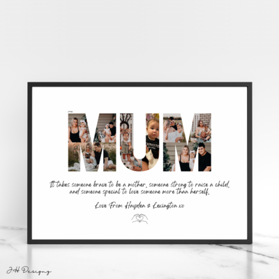 Letters/Numbers Collage