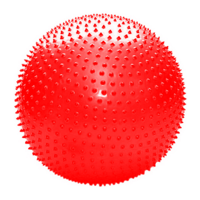 Мяч гимнастический (игольчатая поверхность) красный (диаметр 65 см)