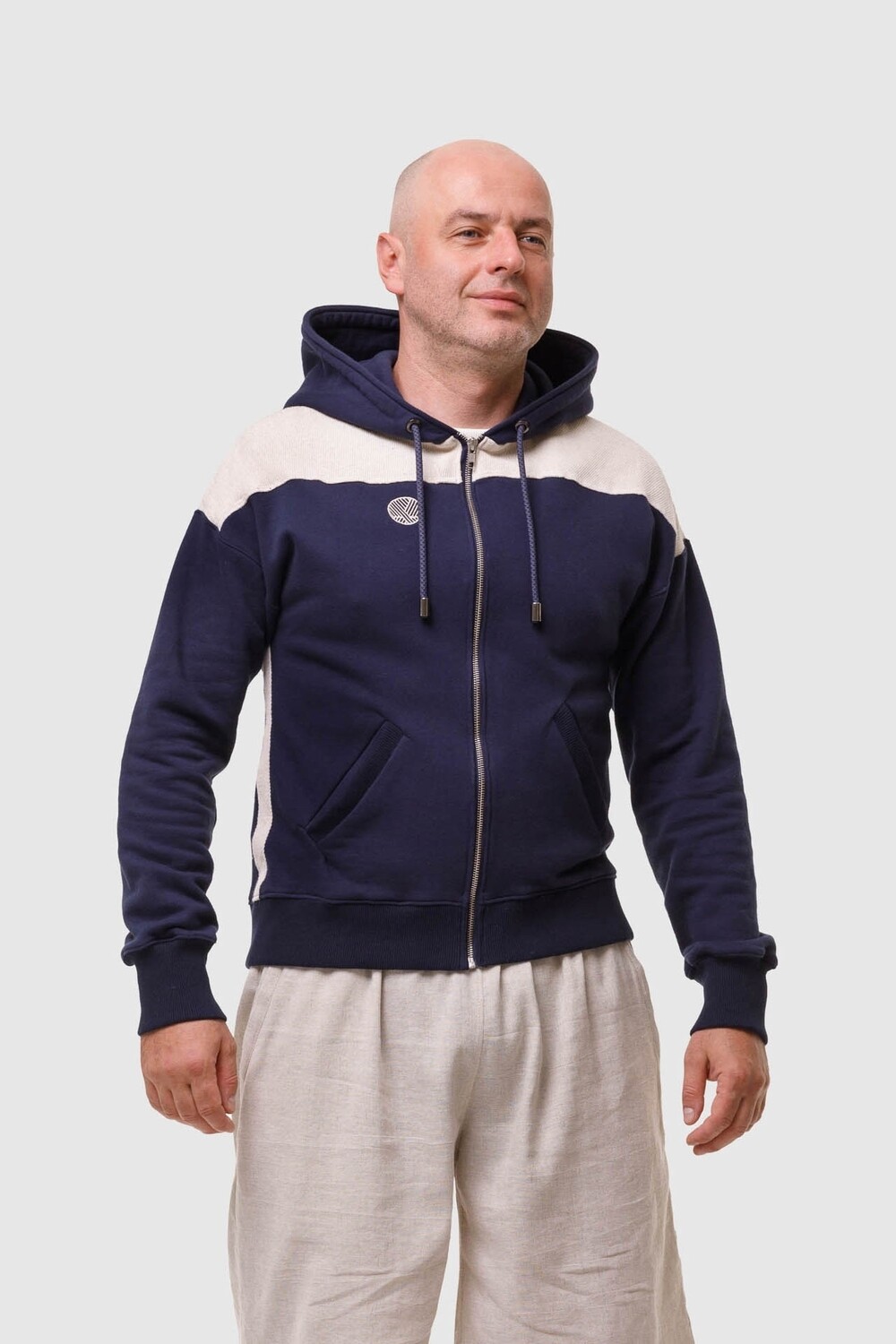 Hoodie with hemp