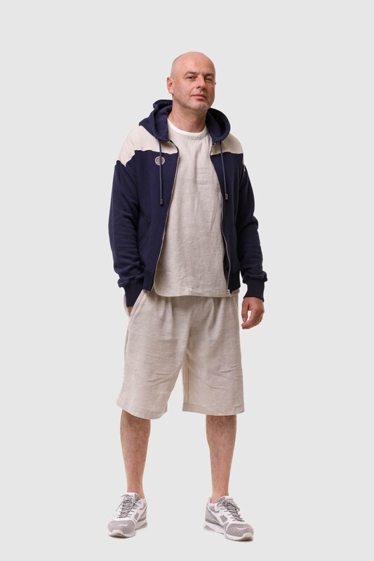 Hoodie with hemp