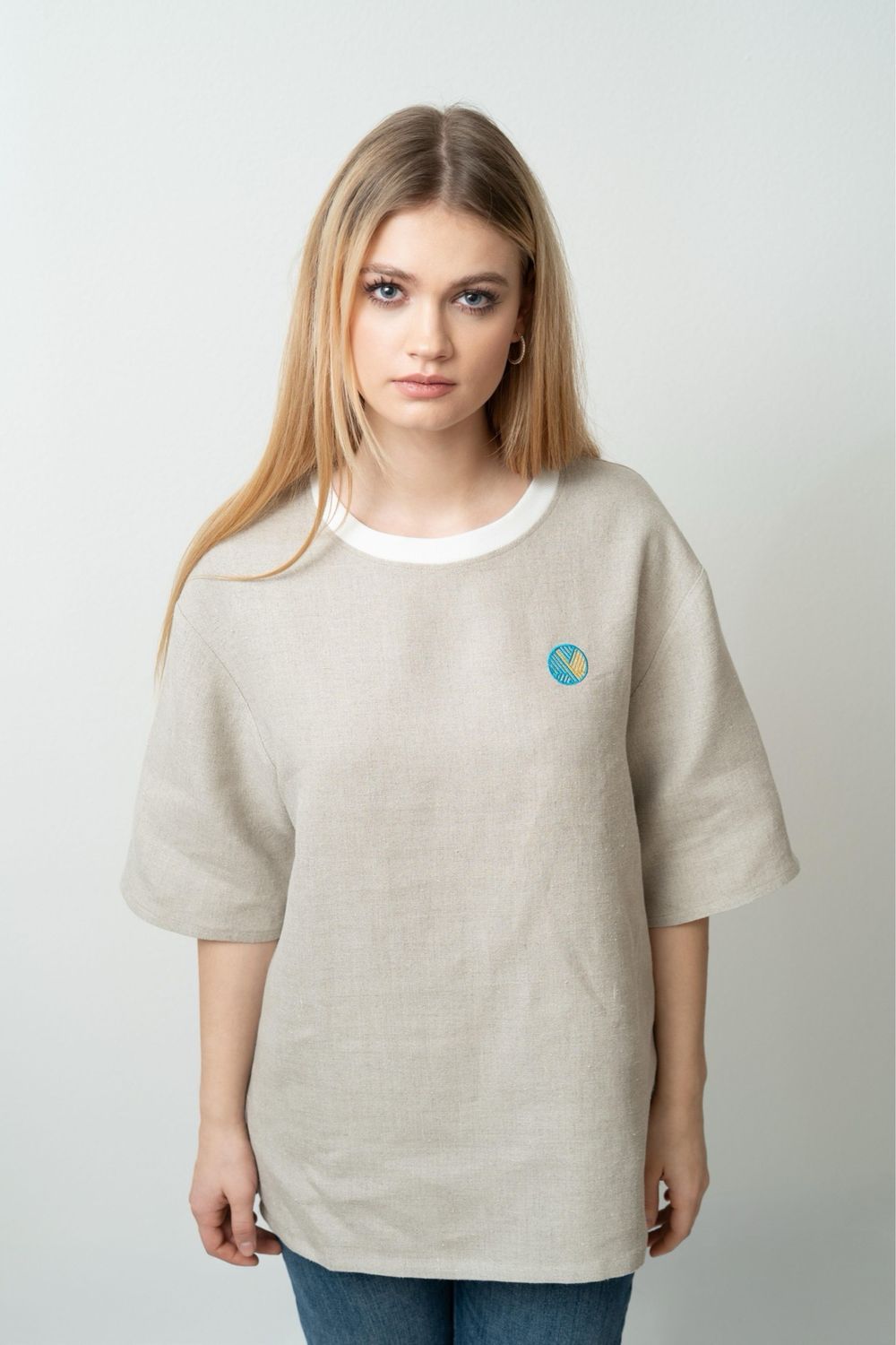 Oversize T-Shirt "Sunny Horizon" (Hemp, Unisex)