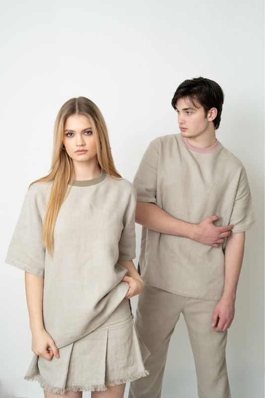OLIVE Hemp Unisex Oversize T-Shirt