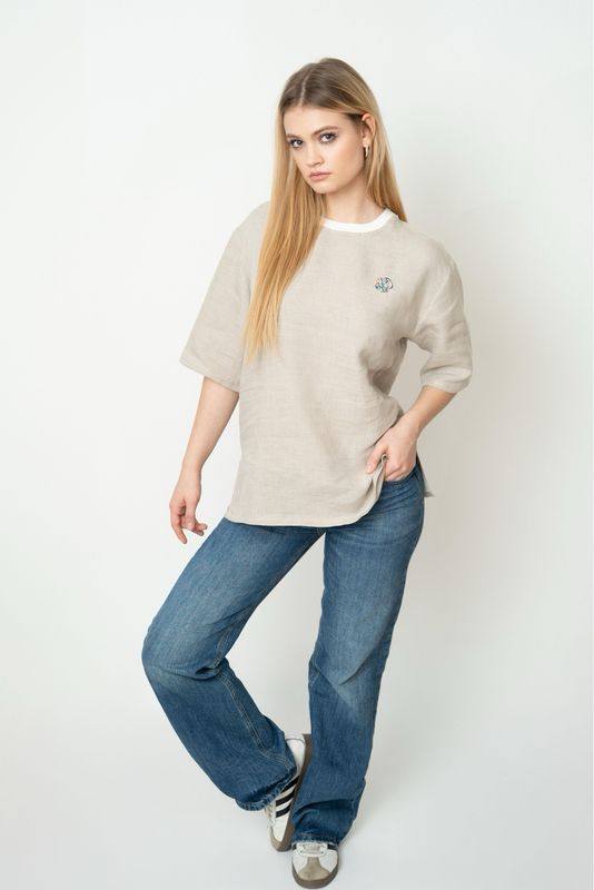 Logo Edition Hemp Unisex Oversize T-Shirt