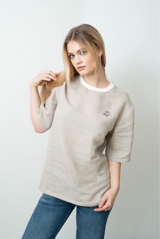 Logo Edition Hemp Unisex Oversize T-Shirt