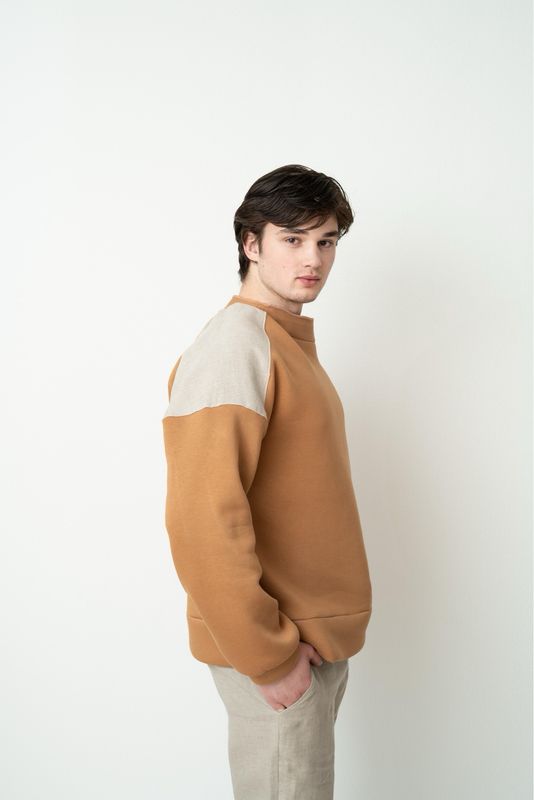 CINNAMON Hemp-Insert Cozy Sweatshirt