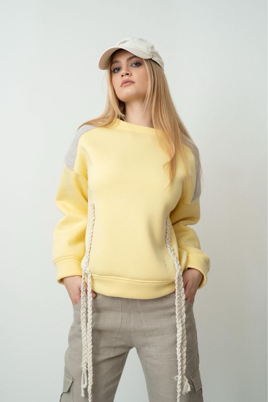 VANILLA Color-Block Sweatshirt
