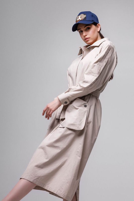 Trench Coat | 100% Hemp and Loose Unisex Fit