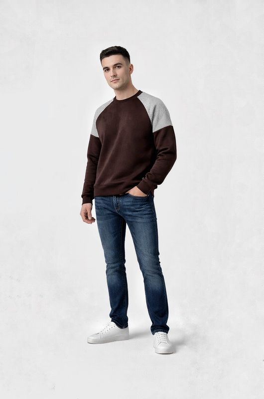 DARK CHOCOLATE Hemp-Insert Cozy Sweatshirt