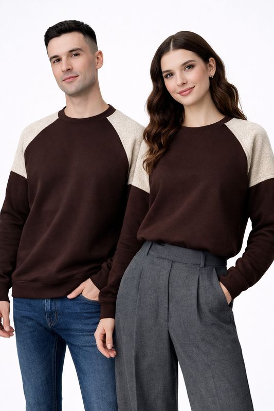 DARK CHOCOLATE Hemp-Insert Cozy Sweatshirt