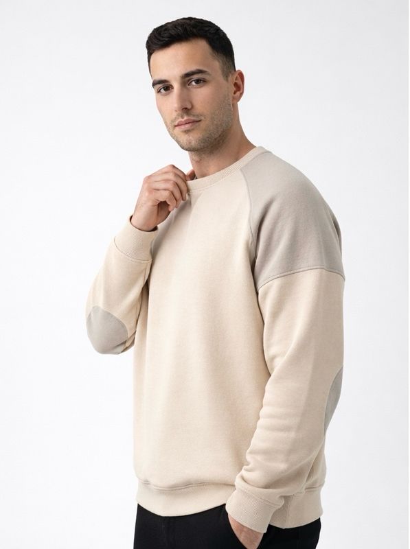 OAT LATTE Hemp-Insert Cozy Sweatshirt