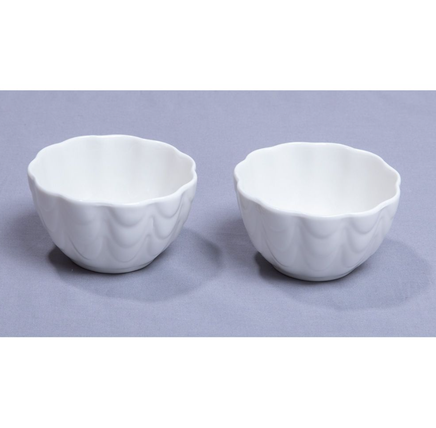 YARA SALAD BOWL W/ DIP BOWLS W/ BAMBOO BASE