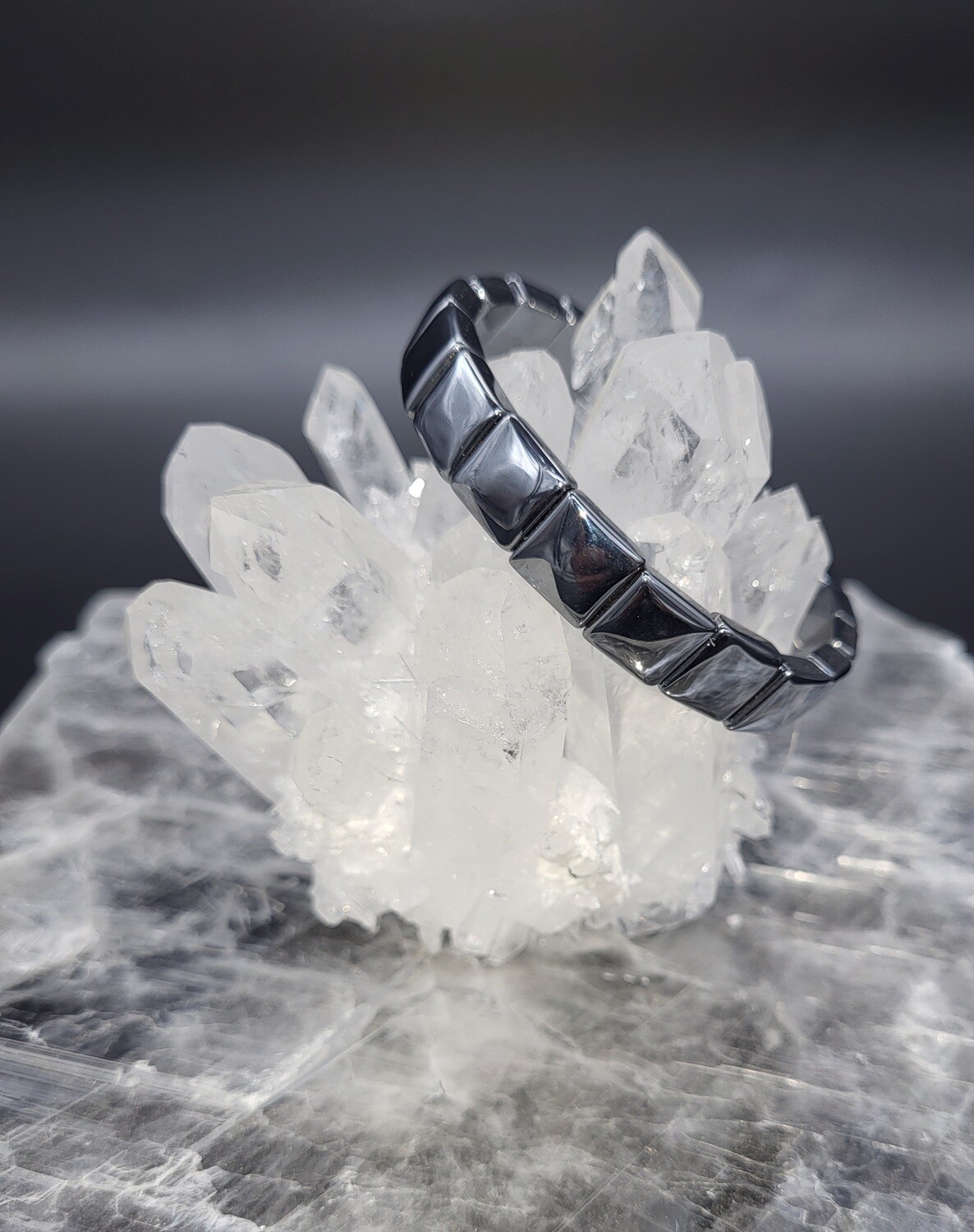 TERAHERTZ BRACELET - SQUARE 10mm BEADS