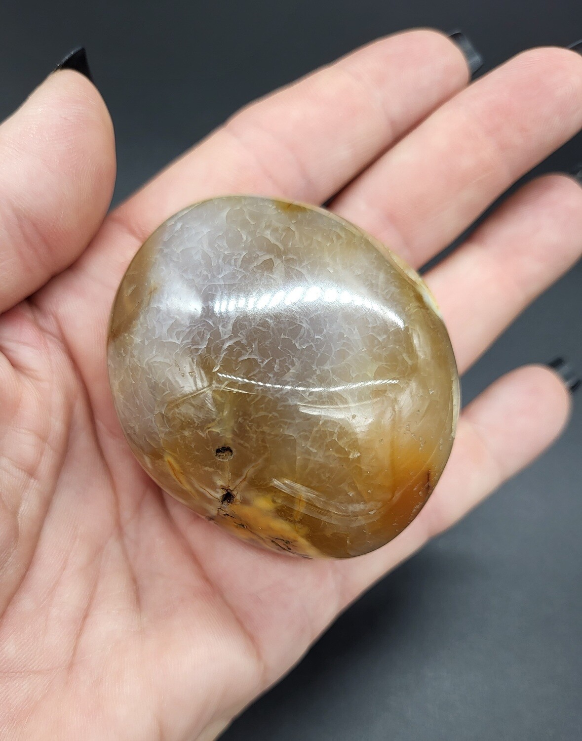 GOLDEN HEALER PALM STONE