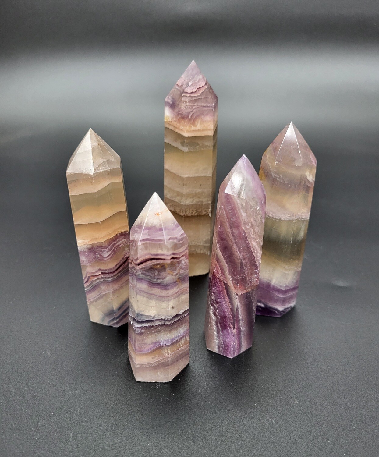 FLUORITE TOWERS - YELLOW RAINBOW