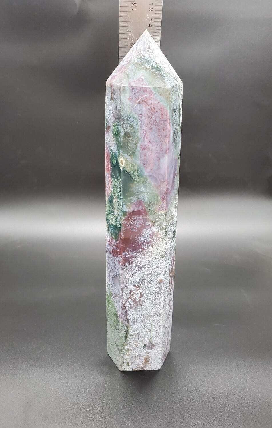 PURPLE MOSS AGATE TOWER &quot;A&quot;
