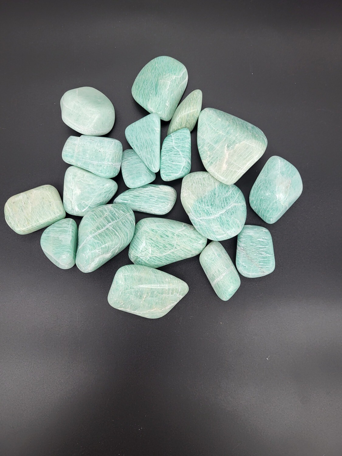 AMAZONITE PALM STONES