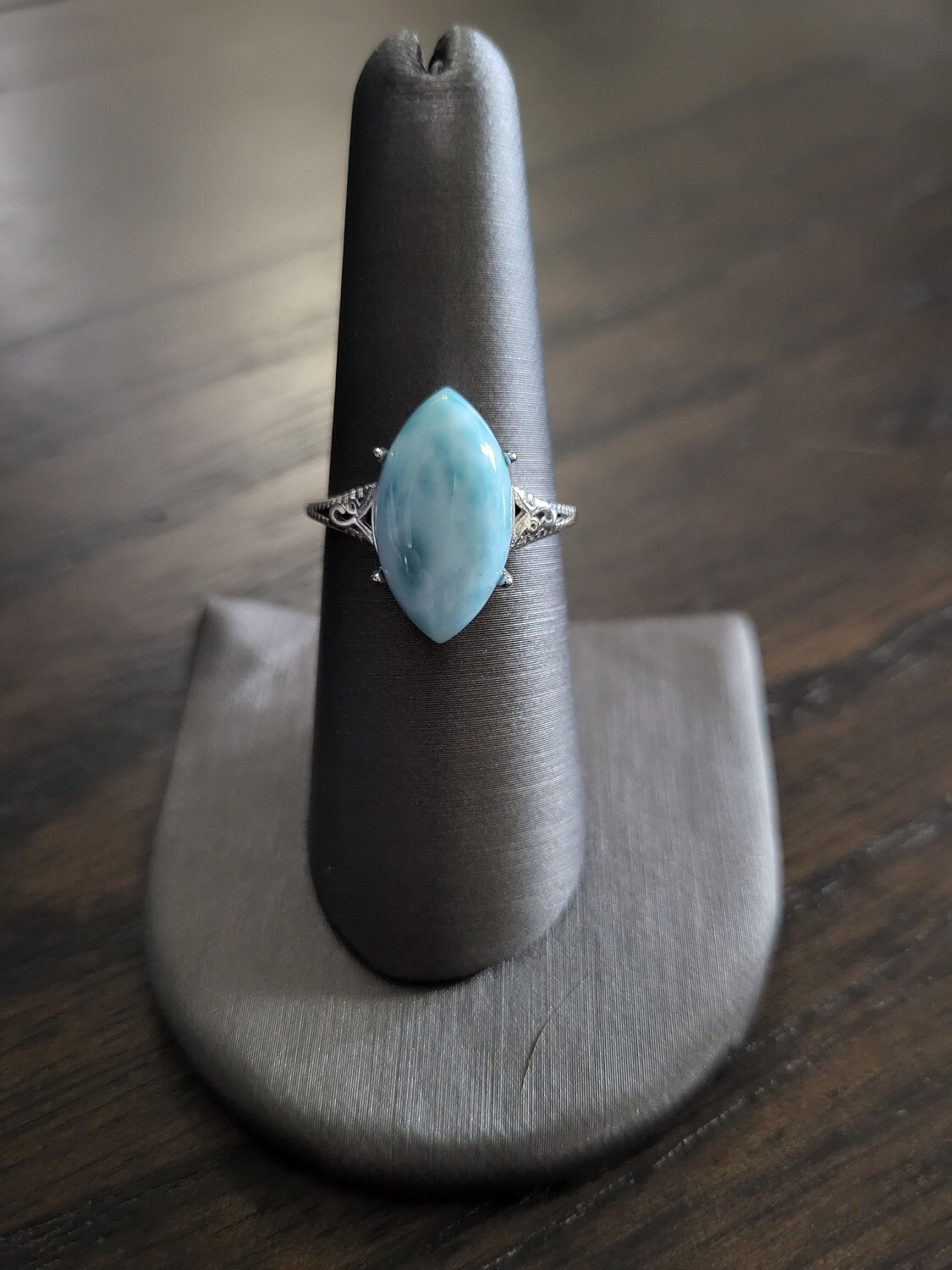LARIMAR MARQUIS RING