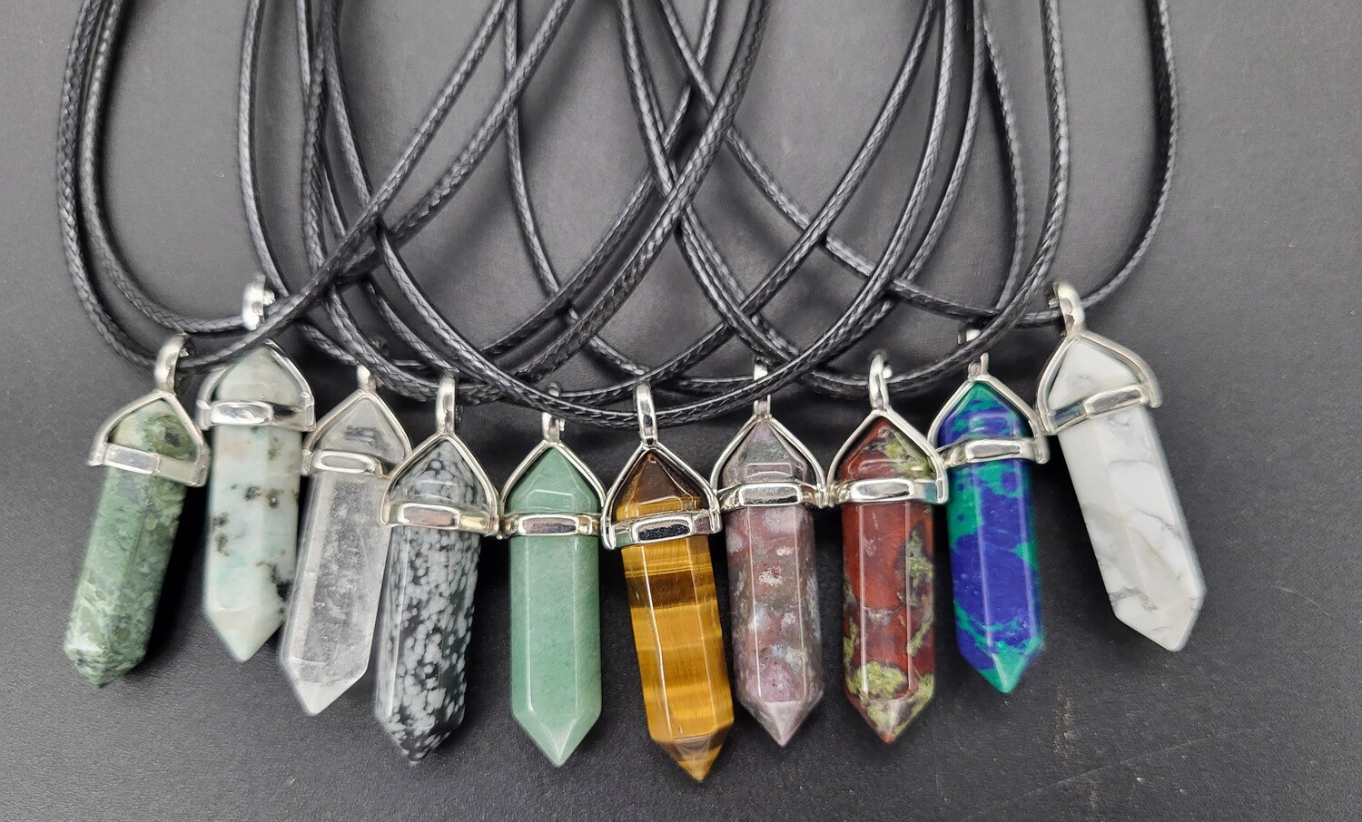 DOUBLE TERMINATED (DT) CRYSTAL PENDANTS