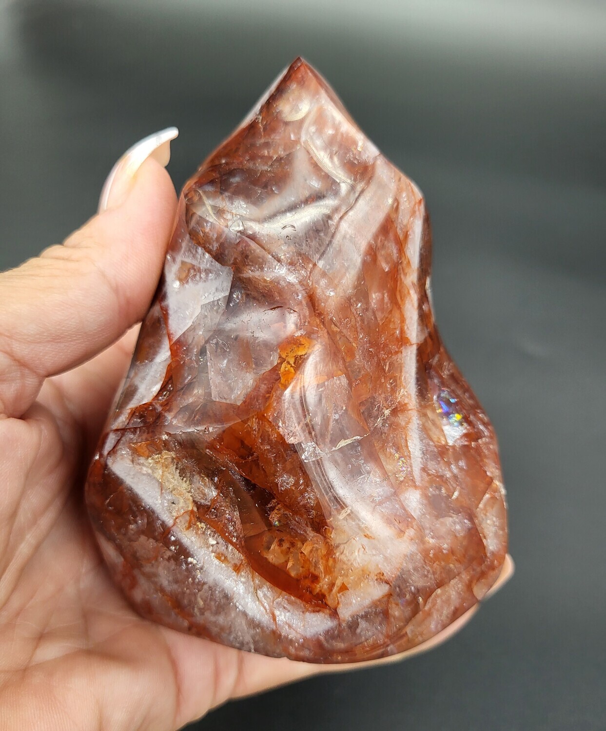 FIRE QUARTZ/HEMATOID QUARTZ FLAME &quot;C&quot;