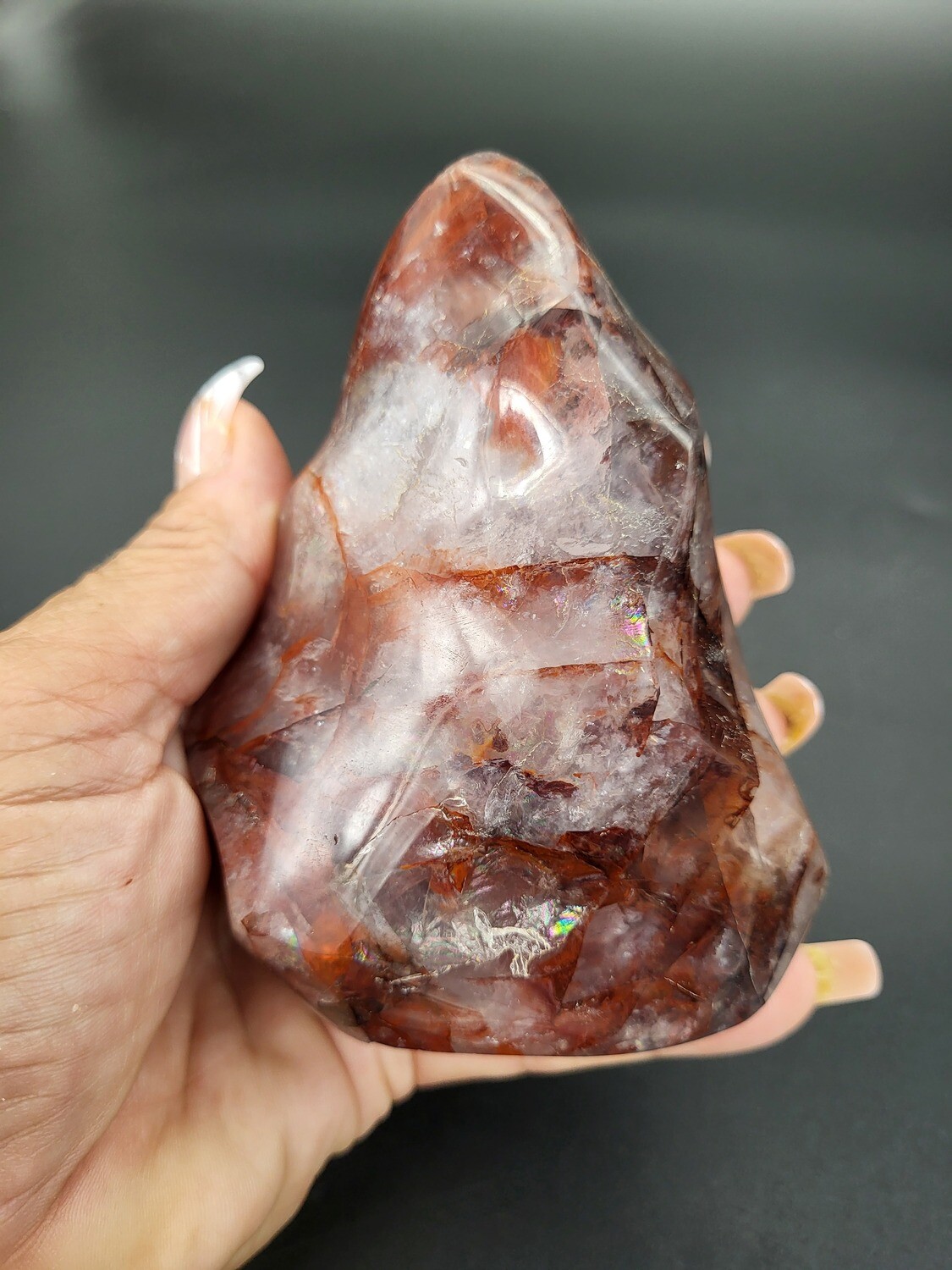 FIRE QUARTZ/HEMATOID QUARTZ FLAME &quot;D&quot;
