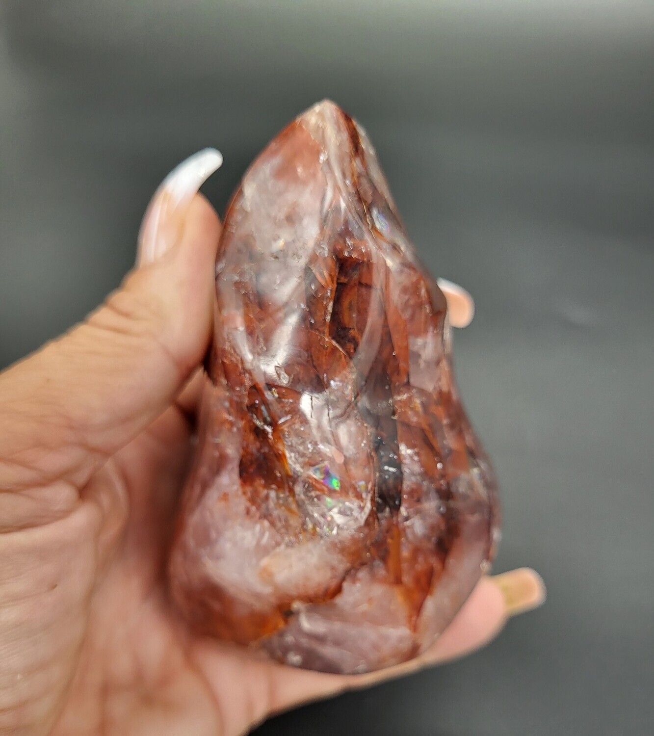 FIRE QUARTZ/HEMATOID QUARTZ FLAME &quot;E&quot;