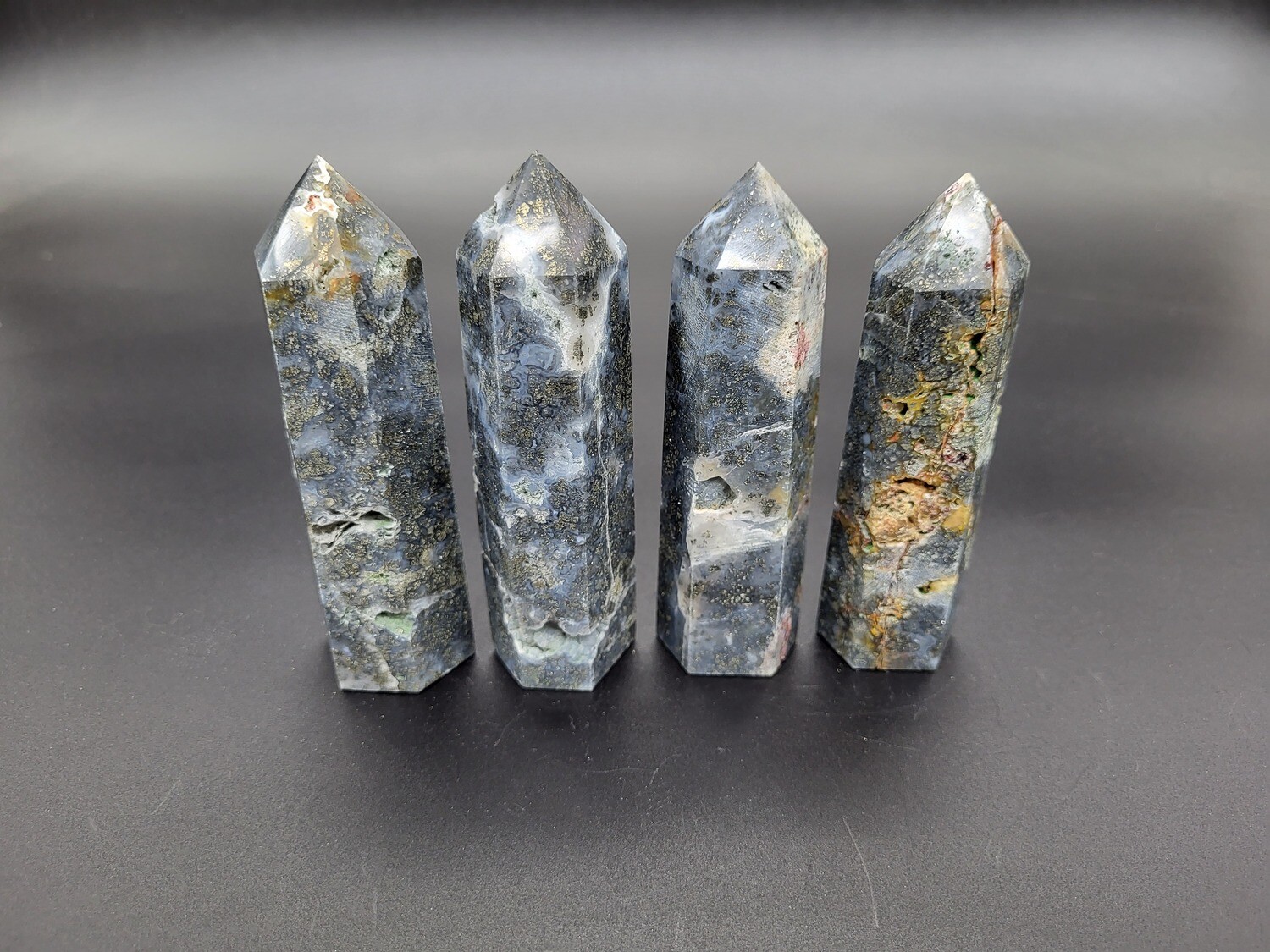 PYRITE IN AGATE TOWERS