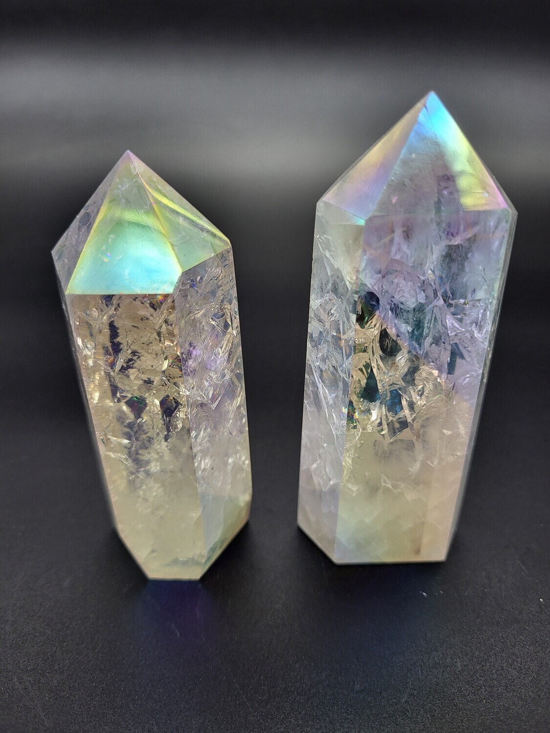 AURA CLEAR QUARTZ TOWERS