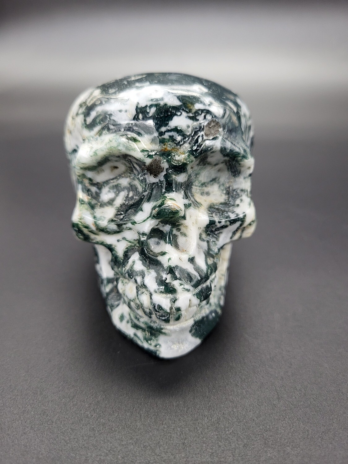 TREE AGATE SKULL