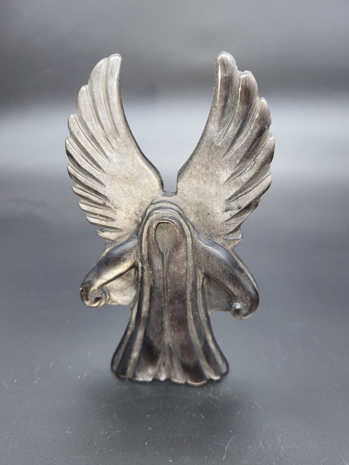 WINGED REAPER - SILVER SHEEN OBSIDIAN