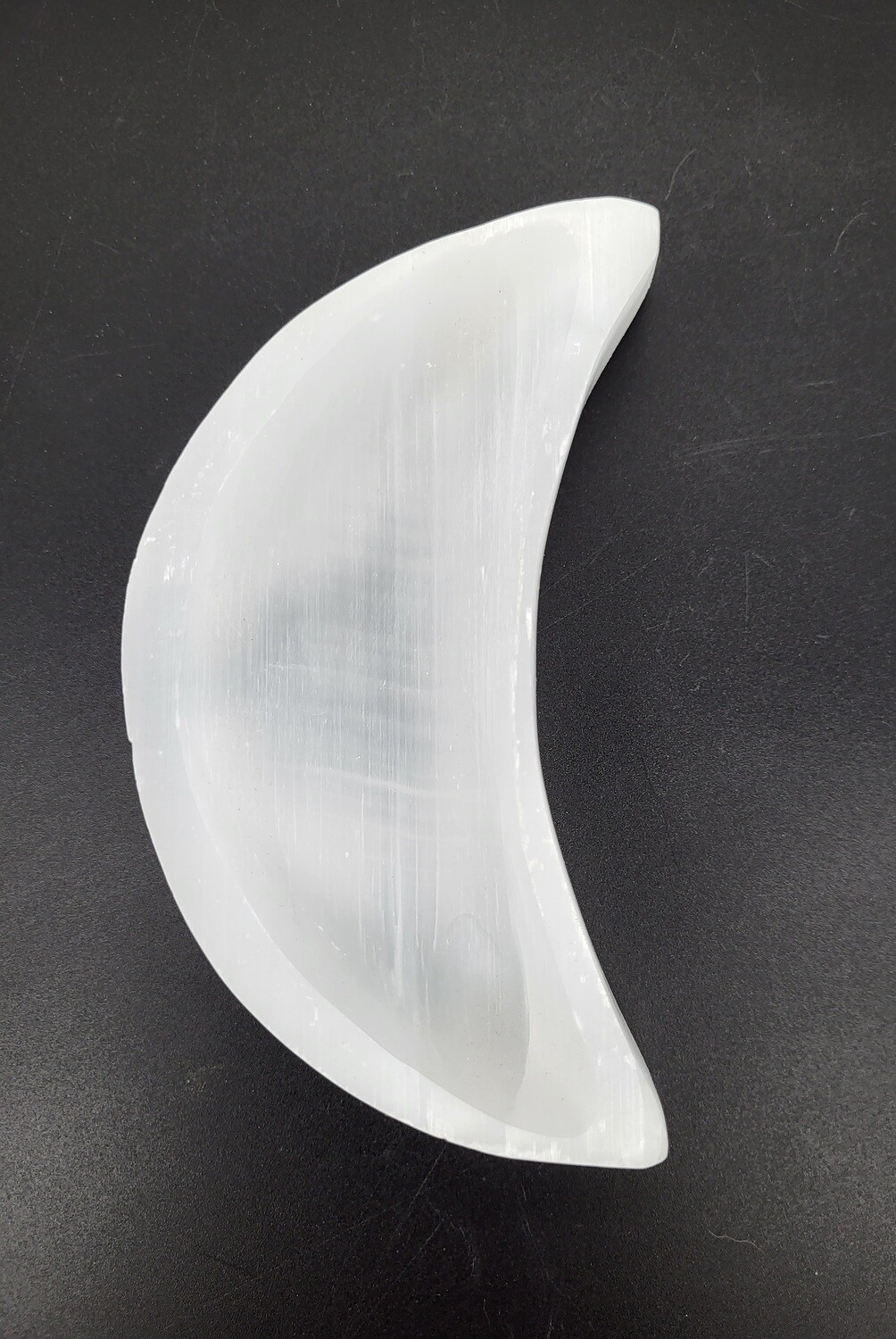 SATIN SPAR CRESCENT MOON BOWL
