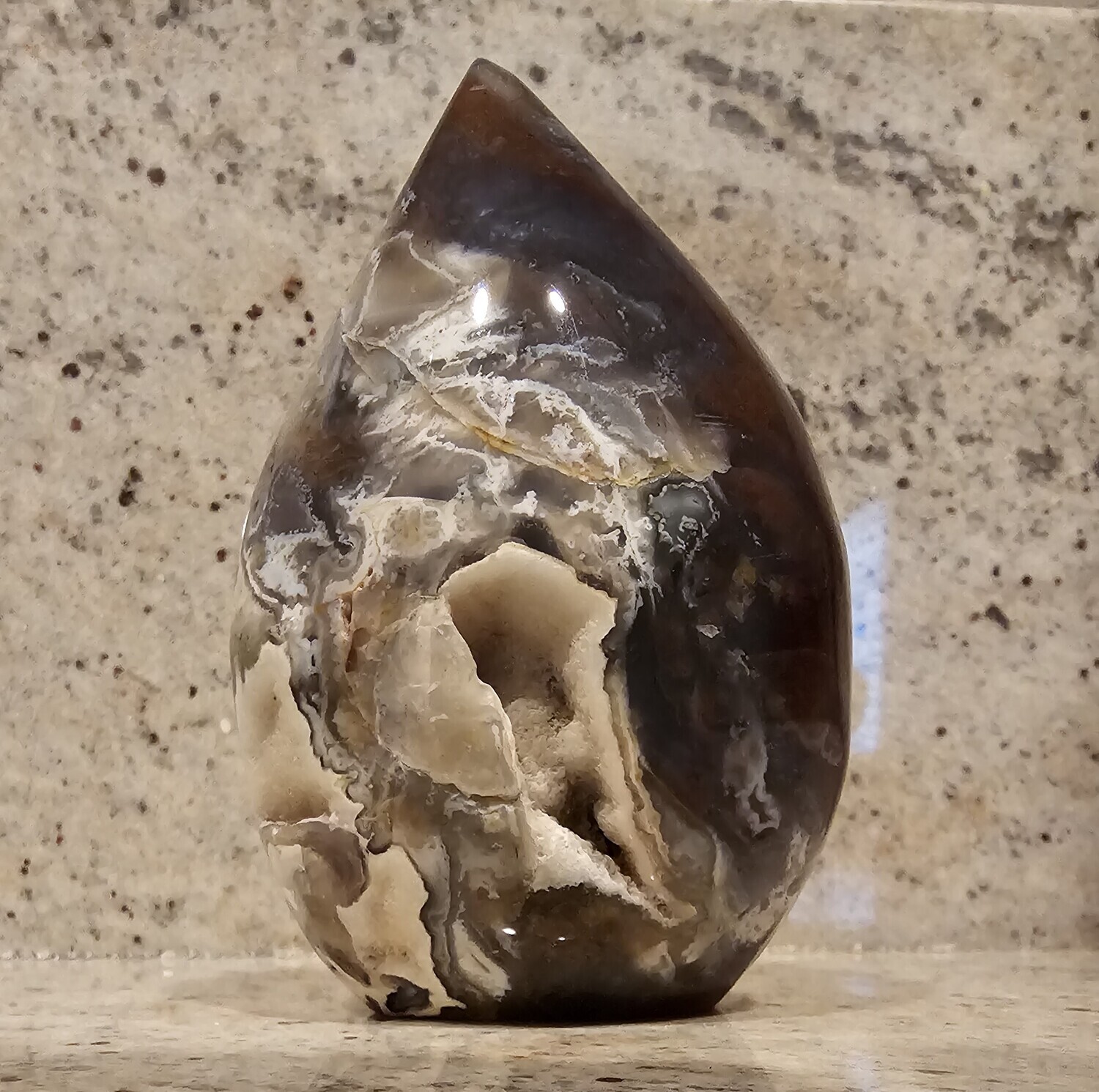 BLACK AGATE FLAME