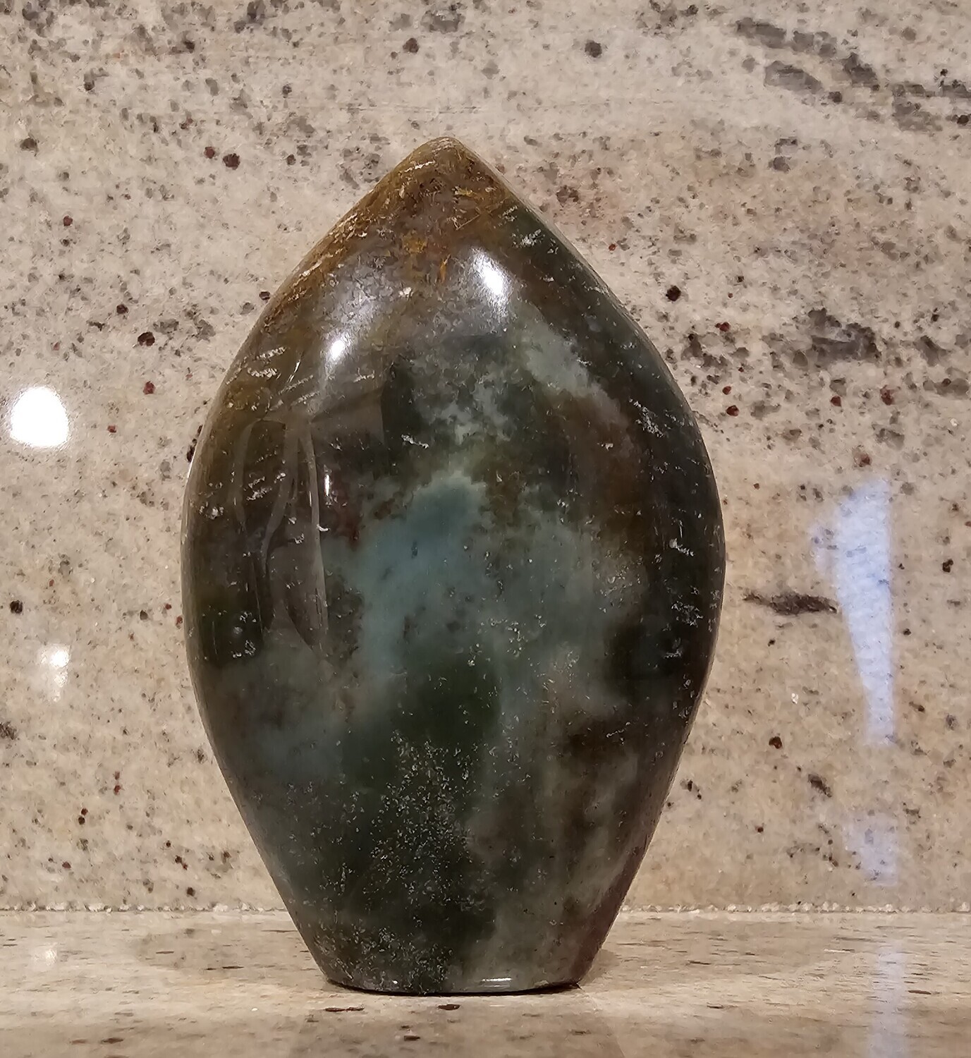 OCEAN JASPER FLAME - BLUE/GREEN