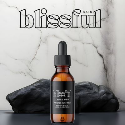 Blissful Skin Beard &amp; Hair Oil