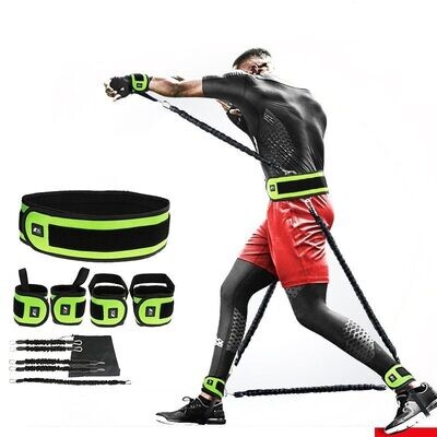 Leg Squat Rally Boxing Fighting Training Bounce Pull Rope Basketball Volleyball Tennis Resistance Elastic Rope
