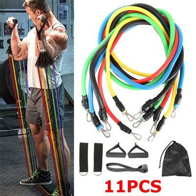 Fitness Resistance Bands Sport Pull Rope Yoga Band Home Gym Exercise Tools