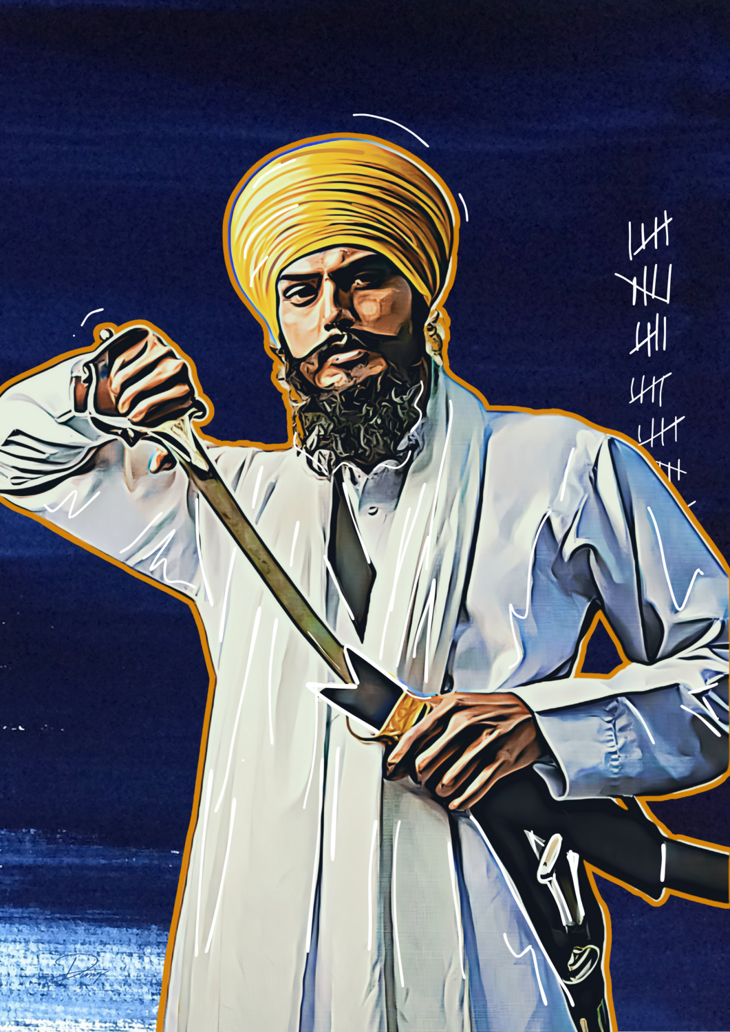 Waaris Panjab De Desraj Art