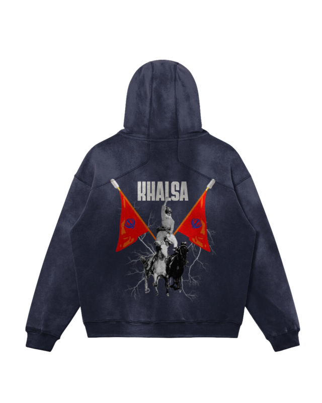 Khalsa Valour Faded Hoodie