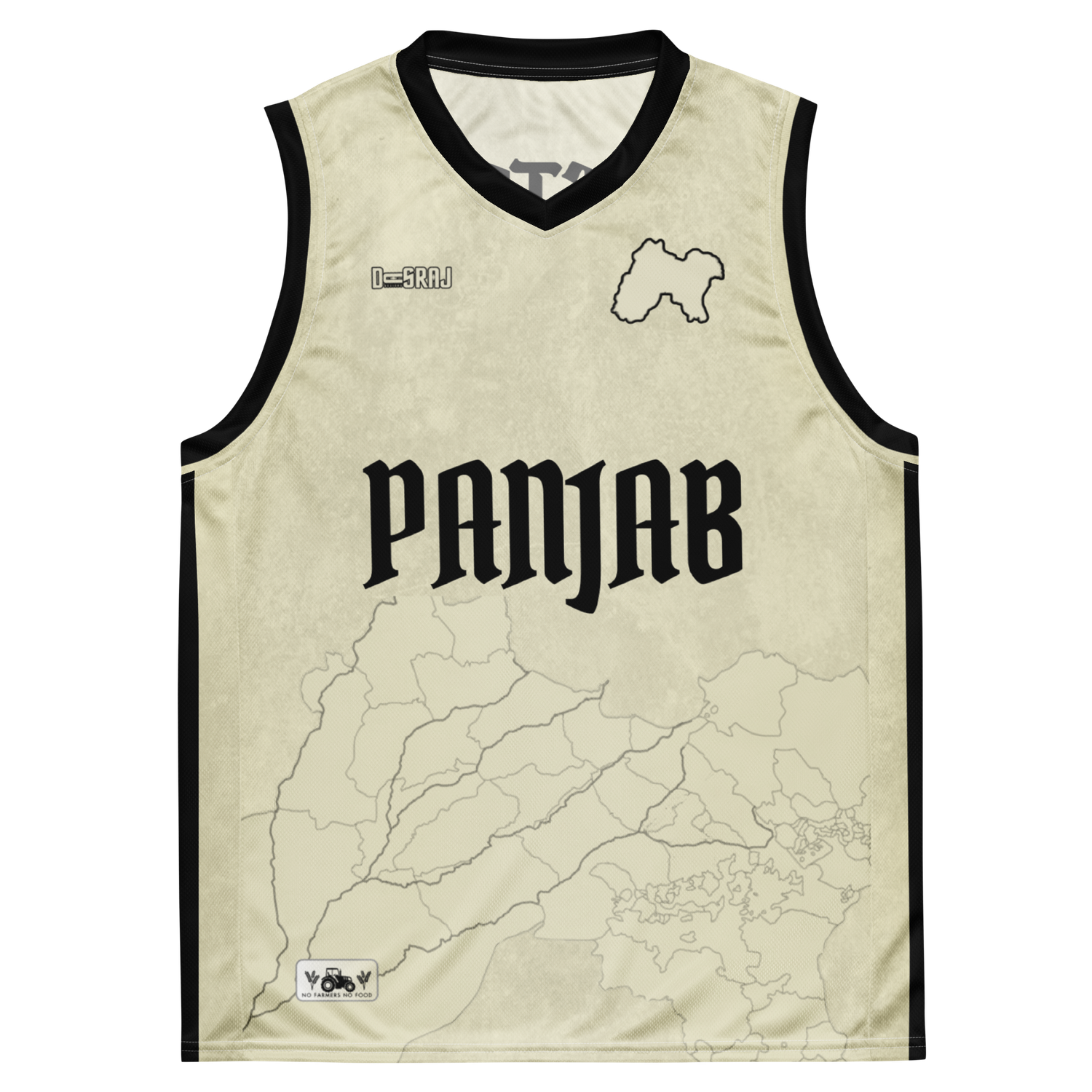 Ivory Panjab basketball jersey